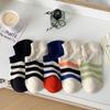 Calcetines de verano para mujer, finos, de algodón, de malla, transpirables, desodorantes, absorbentes del sudor, antibolitas, antideslizantes, con tacón náutico