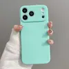 Adecuado para iPhone 17Pro Orificio Fino TPU Escarchado Borde Recto Funda para Teléfono 16Xr Cubo de Rubik Silicona Apple 15 Funda para Teléfono