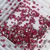Rhinestones de Circonia Rojo Rosa para Uñas, Rhinestones de Circonia Rojos Biselados Deslumbrantes Famosos en Internet, Mini Rhinestones Pequeños, Rhinestones para Uñas con Forma de Marquise