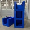Caja de Almacenamiento Plegable de Plástico PP Reciclable Apilable para Ropa de Almacén, Caja de Almacenamiento Corrugada, Caja de Picking