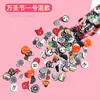 Fatias de Argila Macia para Halloween e Natal, Adesivos para Nail Art, Capas de Celular, Acessórios de Material Decorativo Artesanal para DIY