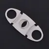 Tesoura de Charuto de Aço Inoxidável Direto da Fábrica Cortador de Charuto de Metal Escovado Tesoura de Charuto Cortador de Charuto de Metal de Anel 56