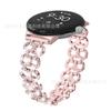 Adecuado para Google Pixel Watch 1/2/3/4 41mm Smartwatch con Correa de Reloj de Calabaza con Diamantes Completos