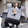 Funda a prueba de viento para patinete eléctrico 26, forrada de polar para invierno, engrosada, impermeable, extragrande, para bicicletas eléctricas, a prueba de viento, resistente al frío y cálida, modelo de invierno al por mayor