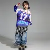 Roupa da Moda Hip-Hop Street Dance Infantil Tendência Conjunto Solto para Meninos Fantasia de Performance de Bateria para Meninas