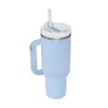Copo de Carro de Segunda Geração Transfronteiriço 40oz Aço Inoxidável 304 Copo Térmico Grande Capacidade Copo com Canudo Copo de Gelo com Alça