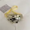 2026 Bolso Cruzado de Moda Simple y Tendencia para Mujer, Bolso Tipo Dumpling con Correa Ancha de Lentejuelas con Textura Única, Bolso de Hombro Elegante