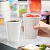 Suministro de Fabricantes Vasos de Papel Desechables Ecológicos de una Sola Capa 8 10 12oz para Bebidas Calientes y Frías Té de Leche Café Vasos de Cola
