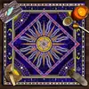 Mantel de cartas del Tarot, mandala, árbol de la vida, mariposa, hongo, signo del zodiaco, mantel de terciopelo, mantel de puesto estilo ins