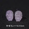 Ametista Natural Leão do Amor Contas Salpicadas Acessórios de Joias Pingente de Amor DIY Pulseira Colar Pequenas Joias Venda por Atacado