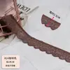 Acessórios de Renda Elástica Colorida para Decoração de Tecido DIY Feito à Mão, Decoração de Bainha de Saia, Materiais Estreitos Pretos e Brancos