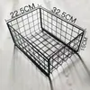 Cesta de malla de hierro, caja de almacenamiento, cesta extraíble para armario, cesta de almacenamiento de frutas y verduras, cesta para armario, caja de almacenamiento de ropa, expandible