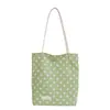 Bolsa de Tela Retro a Cuadros para Mujer, Lunares, Gama Alta, Sencilla, Versátil, Bolso de Mano para Llevar Bajo el Brazo, Bolso de Hombro a Cuadros, Bolso Cruzado