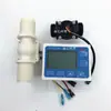 Instrumento de Control Cuantitativo, Medidor de Flujo Digital y Sensores de Flujo de Agua de 1 pulgada y Válvulas Solenoides de 1 pulgada, con Adaptador de Corriente