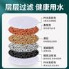 Filtro Rápido de Seis Capas para Grifo Doméstico Universal Antisalpicaduras Ahorrador de Agua para Ducha Filtro de Agua para Grifo de Cocina
