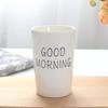 Taza de Gárgaras Simple para Pareja Taza con Cepillo de Cerámica Taza Creativa para Lavar Un Par de Tazas para Higiene Bucal Juego de Tazas para Cepillo de Dientes