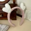 Tiara Fofa de Galhos Coreana Antiderrapante para Mulheres, Acessório de Cabelo Versátil para Sair, Elástico de Cabelo Simples, Aro de Cabelo Moderno
