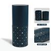 Cubo para brochas de maquillaje tamaño pequeño de piel sintética cubo de almacenamiento portátil multifuncional impermeable a prueba de polvo cubo de almacenamiento con tapa venta al por mayor
