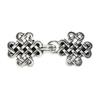 Clip para suéter vintage popular de Amazon, hebilla hueca de moda, clip para cintura, hebilla de chal de seda, accesorios para cuello femenino