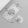 Placa Fixa para Porta de Armário de Aço Inoxidável Placa de Dobradiça Artefato de Reparo Placa de Instalação Placa de Reparo Placa de Reforço Peça de Reparo de Dobradiça
