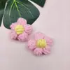 Decoraciones de Flores Pompon Terminadas, Adornos Pequeños de Hilo Tejido Hechos a Mano, Decoraciones de Flores Pequeñas, Piezas de Accesorios DIY