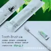 Escova de dentes descartável com kit de higiene bucal com pasta de dente, escova de dentes de cerdas macias, kit descartável de escova de dentes e pasta de dente para hotel