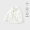 Camisa para Bebé Niño Otoño Manga Larga 2026 Nueva Versátil Blanca Primavera y Otoño Tops para Niños Ropa para Bebés