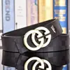 Cinturón de Cuero para Hombre de Moda Celebridad de Internet Tiktok Cinturón de Piel de Vaca Casual para Hombre Transfronterizo Cinturón Negro para Pantalones Hombres Cuadros