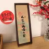 Moldura Chinesa para Caligrafia e Pintura para Exibição, Nova Decoração de Mesa de Estudo Estilo Chinês, Decoração de Casa para Hall de Entrada