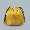 07Jn Bolsa de Brocado Bolsa de Estilo Antiguo para Cuentas de Oración Budista Bolsa para Pulsera, Bolsa Cultural, Bolsa de Embalaje, Bolsa Pequeña de Brocado, Bolsita