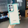 Funda transparente de acrílico para teléfono Samsung a32 4G versión europea, cubierta protectora de metal galvanizado para lente s23