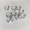 Vidro Transparente Branco Contas Estilo Antigo Contas Soltas Contas de Vidro Branco Formato de Pílula Contas Soltas Atacado Pulseira Acessórios DIY Preço Por Conta