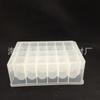 Placa de plástico de 24 pocillos profundos 7 ml ml para agitar muestras de bacterias placa PCR bloque de almacenamiento acceso muestra