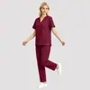 TEMU Ropa de Trabajo para Salón de Belleza Coreano Estilo Europeo Lavable Resistente a las Arrugas Unisex Set de Ropa de Trabajo para Esteticista