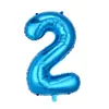 Globos Digitales de 32 pulgadas Empacados Individualmente, Decoraciones de Cumpleaños Versión Americana, Globos Decorativos Flotantes de Papel de Aluminio con Helio