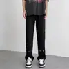 Jeans largos de verano para hombre estilo Hong Kong transfronterizos, nuevos 2026, personalizados, holgados, hip-hop, ins, moda urbana, geniales