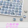 Rhinestones Mixtos K9 de Alta Calidad para Uñas, Imitación Huazi Azul Claro Multifacéticos de Fondo Plano Forma Irregular Granel Brillantes Rhinestones Grandes para Uñas