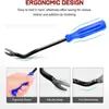 Fijaciones para Parachoques de Coche y Remaches de Nylon para Cubiertas de Guardabarros de Parachoques 120 Piezas Clips