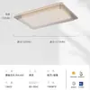 Luminária de Teto Nuvem Amor Vermelho para Casa, Luz Principal Simples para Sala de Estar, Luminária de Teto Bauhaus Minimalista para Sala de Estar com Proteção para os Olhos, Ferro, Outros