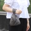 Bolsa de Pulso Tecida em Estilo Japonês para Celular, Chaves e Moedas, Bolsa de Mão Versátil