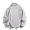 Nueva Camiseta Interior de Cuello Alto Medio de Terciopelo Alemán para Hombre de Otoño e Invierno para Parejas, Cálida, Moderna y Casual de Color Sólido para Hombre