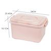 Caja de almacenamiento escritorio papelería cesta de artículos varios caja de almacenamiento de juguetes y snacks caja de almacenamiento de plástico portátil venta al por mayor