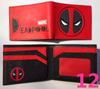 Cartera Corta de Deadpool Mercancía de Marvel Superhéroe de los Vengadores Billetera de Monedas de PU