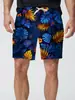 Venta Directa de Fábrica Pantalones de Cinco Puntas Impresos en 3D para Hombre Pantalones de Playa Hawaianos Shorts para Vacaciones en la Costa Venta Caliente Transfronteriza Estilo Nuevo