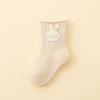 Calcetines para bebés de otoño e invierno, nuevos calcetines de algodón de clase A con forro polar grueso, de tubo medio, sueltos, para el suelo, al por mayor, 3