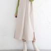 Vestido Chaleco de Lana con Cuello en V y Abertura hasta la Rodilla Estilo Japonés para Otoño e Invierno Vestido Exterior a Cuadros Versátil sin Mangas Vestido
