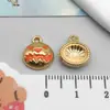 Halloween Transfronterizo Fantasma Peculiar Escoba Murciélago Sombrero de Mago Pulsera DIY Collar Llavero Colgante Pequeño
