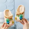 Pantuflas de Verano para Niños Crocs de Eva Niños Bebé Antideslizantes Anti-Olor Sandalias Baotou Niños Pequeños Niños Medianos Sandalias Mujeres