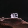 Cristal en polvo piezoeléctrico zorro de nueve colas oso accesorios cristal en polvo diy joyería de cristal con agujero pasante pequeños accesorios de tallado productos semiacabados