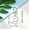 Colgante de Bolsa de Gatito Suave Lindo Accesorios de Dibujos Animados para AirPods Llavero Pequeño Creativo Souvenir para Pareja